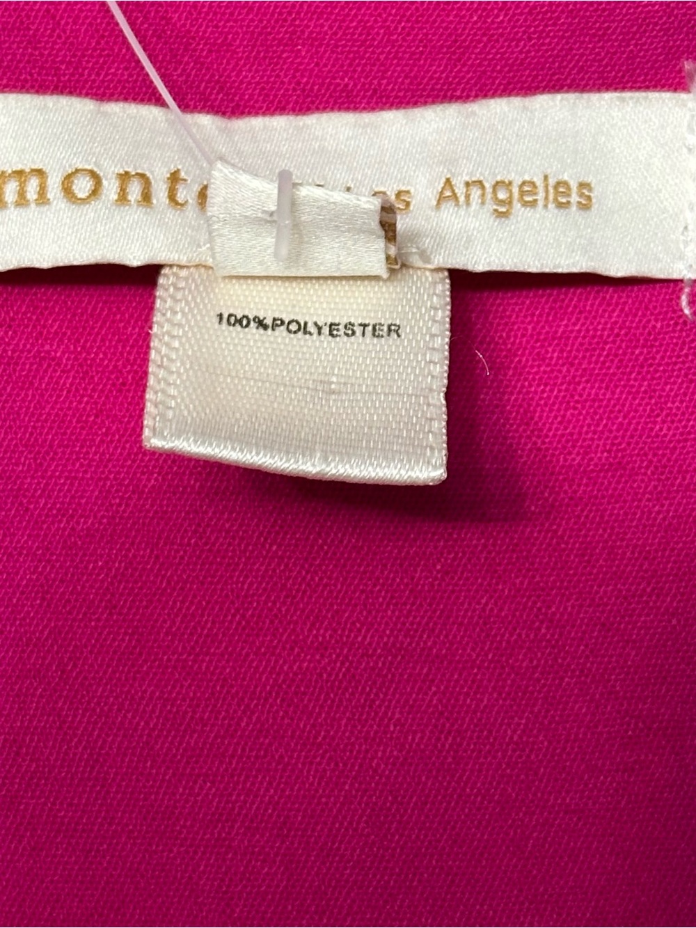 Monteau Los Angeles Womens Small Dress Pink Ruched Flutter Sleeve Mini NWT - Picture 7 of 12